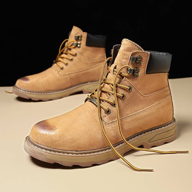 Plus-size Outdoor Men's Shoes Couple British Men's Work Shoes