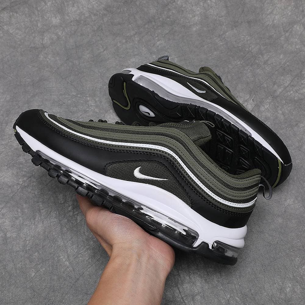 Chaussures Nike Air Max 97 pour homme et femme, triple noir et blanc, Sean Wotherspoon T, baskets d'extérieur, pointures 36-45
