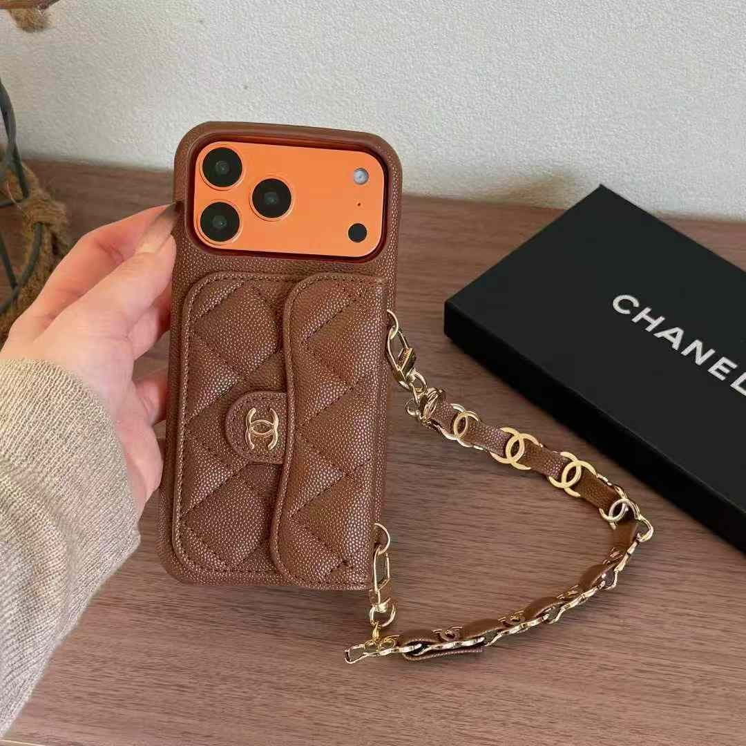Lanière pour iPhone 17 Pro Max de marque Caviar, étui pour iPhone 15, bandoulière premium 14 et coque pour iPhone 13.