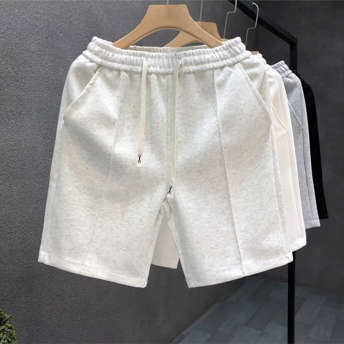 [CoastalFlex] Men's Drawstring Shorts - Quick-Dry 5" Inseam | Beach & Gym Essential
