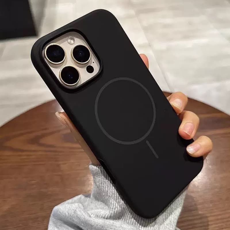 Liquid Silicone Magnetic Phone Case For Iphone 16 14 13 12 11 Pro Max Soft Bumper Protector On 15 Plus Cover