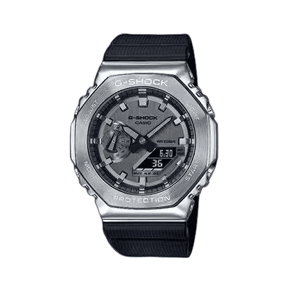 Série GM-2100, multifonction, étanche et antichoc, ruban octogonal en métal, quartz neutre électronique