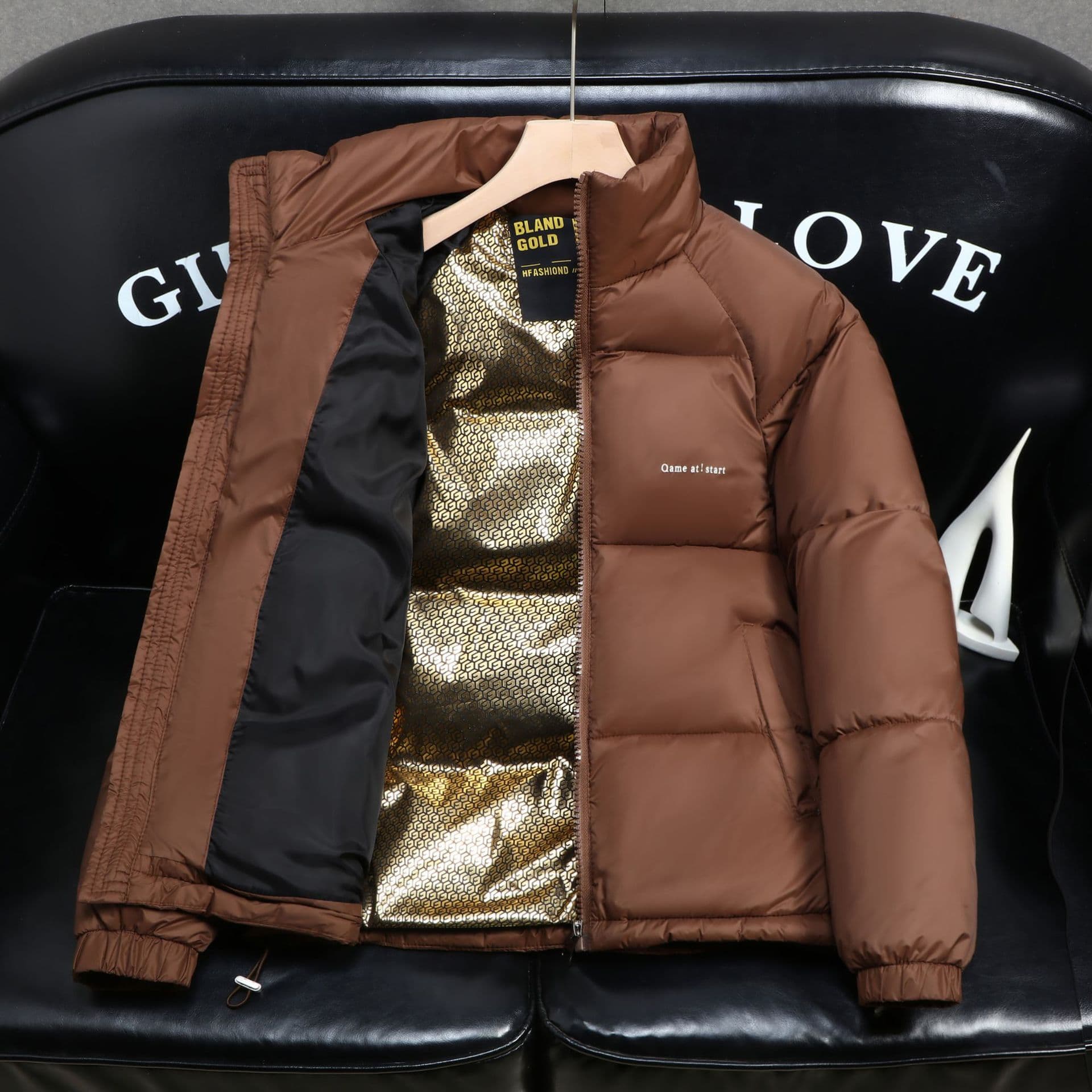 Men's clothing Men's Winter Jacket All match Casual Cotton Jacket Stand Collar New All match Padded Jacket Short Thick Warm Men