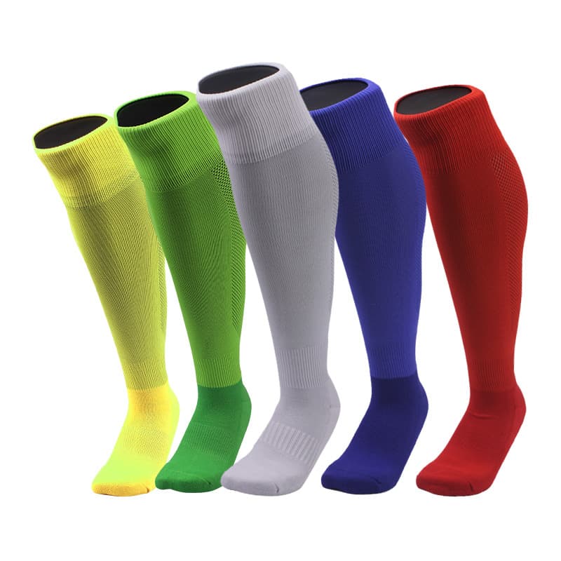 Over-The-Knee Football Socks - Non-Slip Towel Bottom For Men & Women (Thickened, Long Tube, Breathable Polyester Blend)