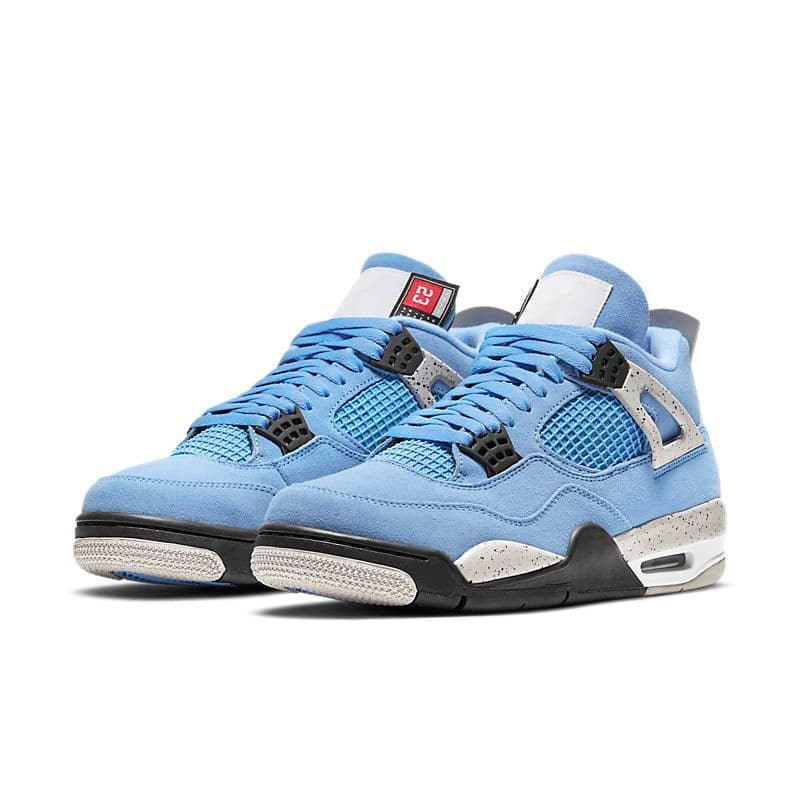 Chaussures de basketball montantes Jumpman Airs4 et Jordans4 4s pour hommes, coloris Sail Bred Kaws Fire Red Thunder Taupe Haze University Blue, plat