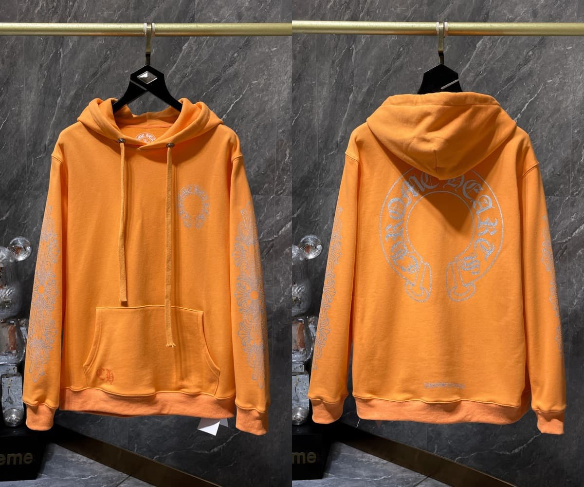 Sweat à capuche Chrome Hearts Cross, version correcte 25ss, polyvalent et tendance, vente en gros