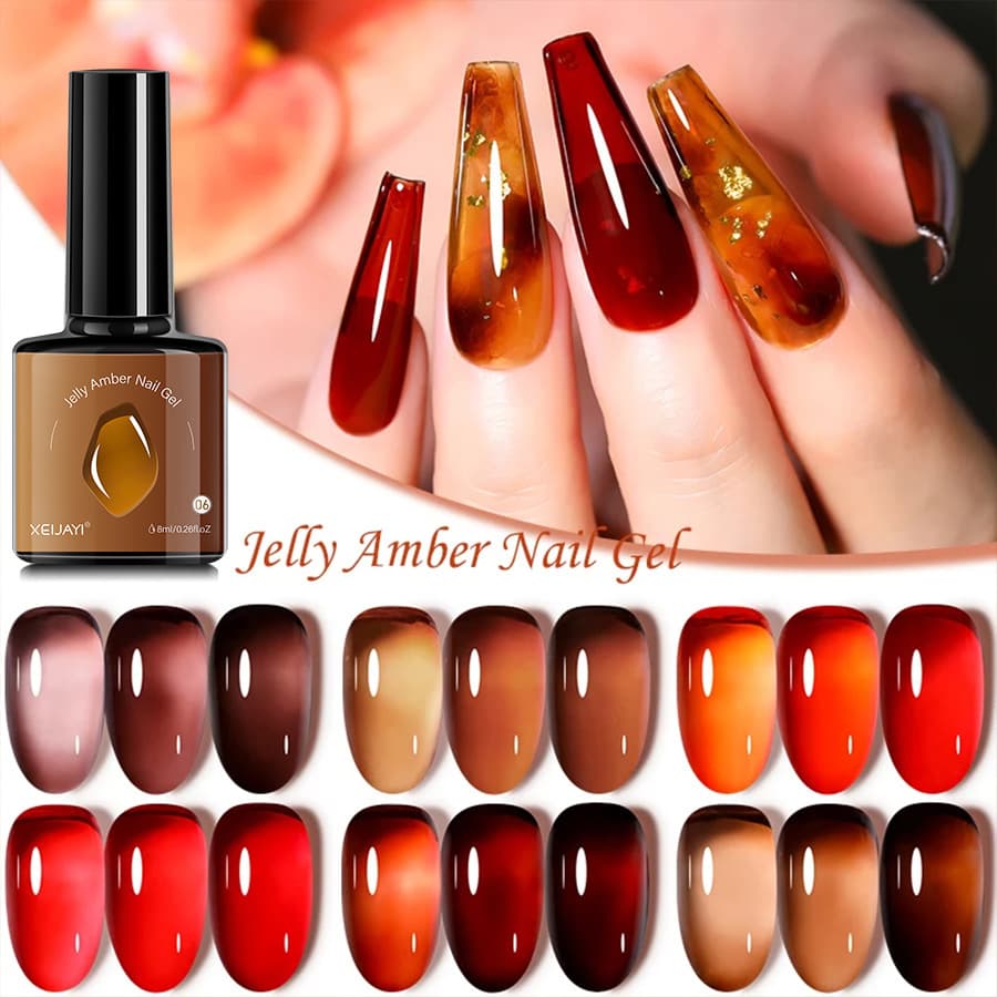 Nails Art & Tools Popular color Internet celebrity new amber nail polish set nail polish nail polish suitable
