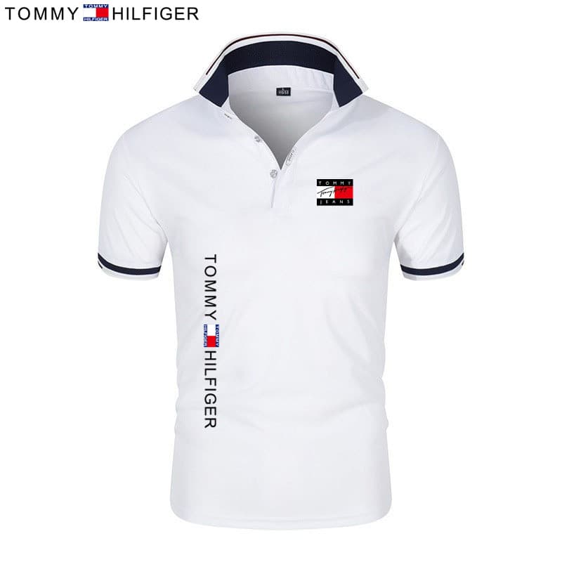 Chemise de golf à manches courtes pour hommes, polo décontracté imprimé, chemise boutonnée, nouvelle collection été 2024