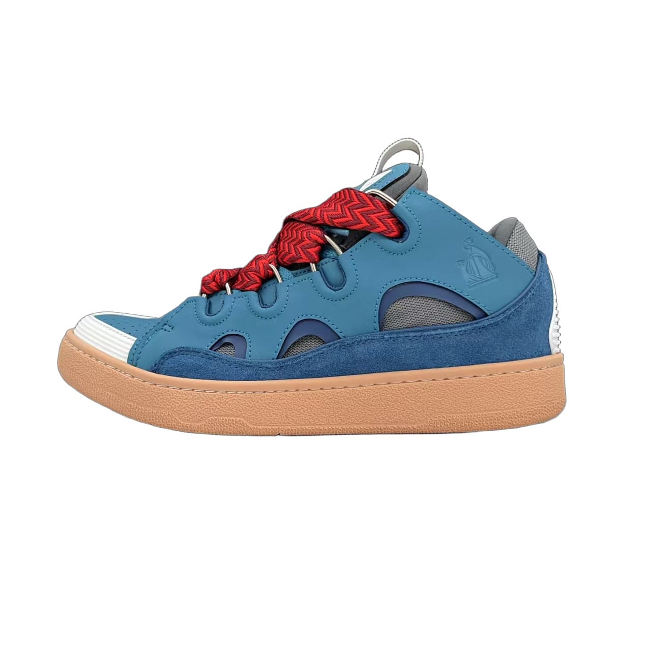 Nouvelles chaussures de course antidérapantes Curb Couple à semelle épaisse et color block