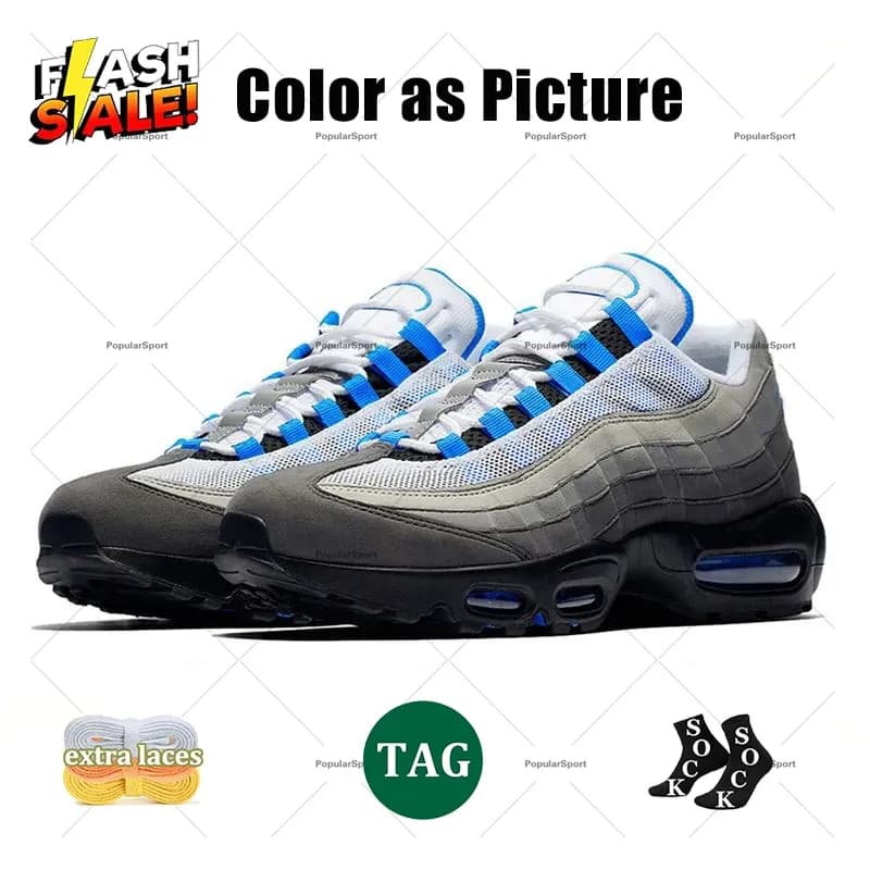 Chaussures de course pour hommes Designer 95 95s Triple White Black Royal Blue Next Nature Aegean Storm Sequoia Pink Beam Neon Olive