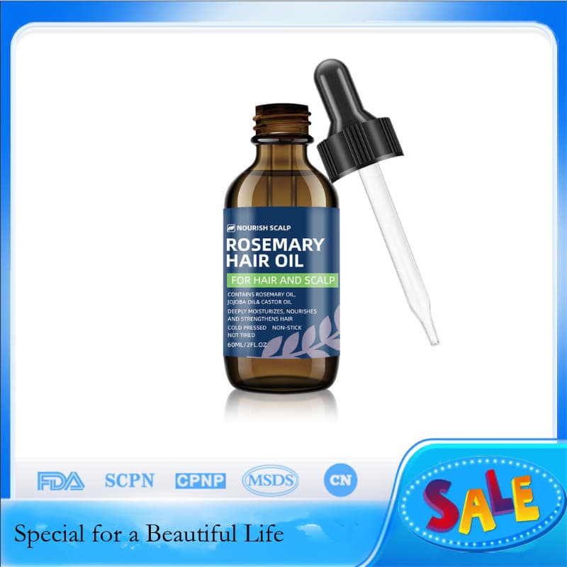Foreign Hot-Selling Rosemary Essential Oil Hair Treatment Plant Extract Scalp Care Skin Nourishment