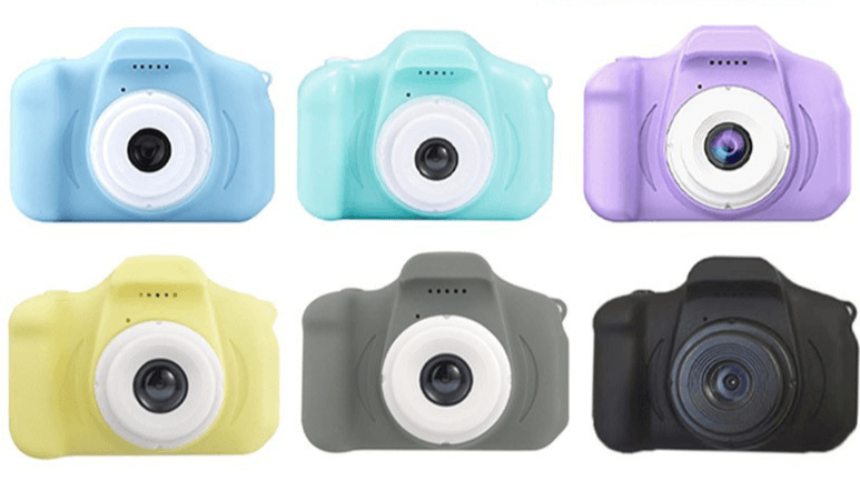 New Kids Cameras Sports Digital Cartoon Toy Mini Small DSLR Children's Camera