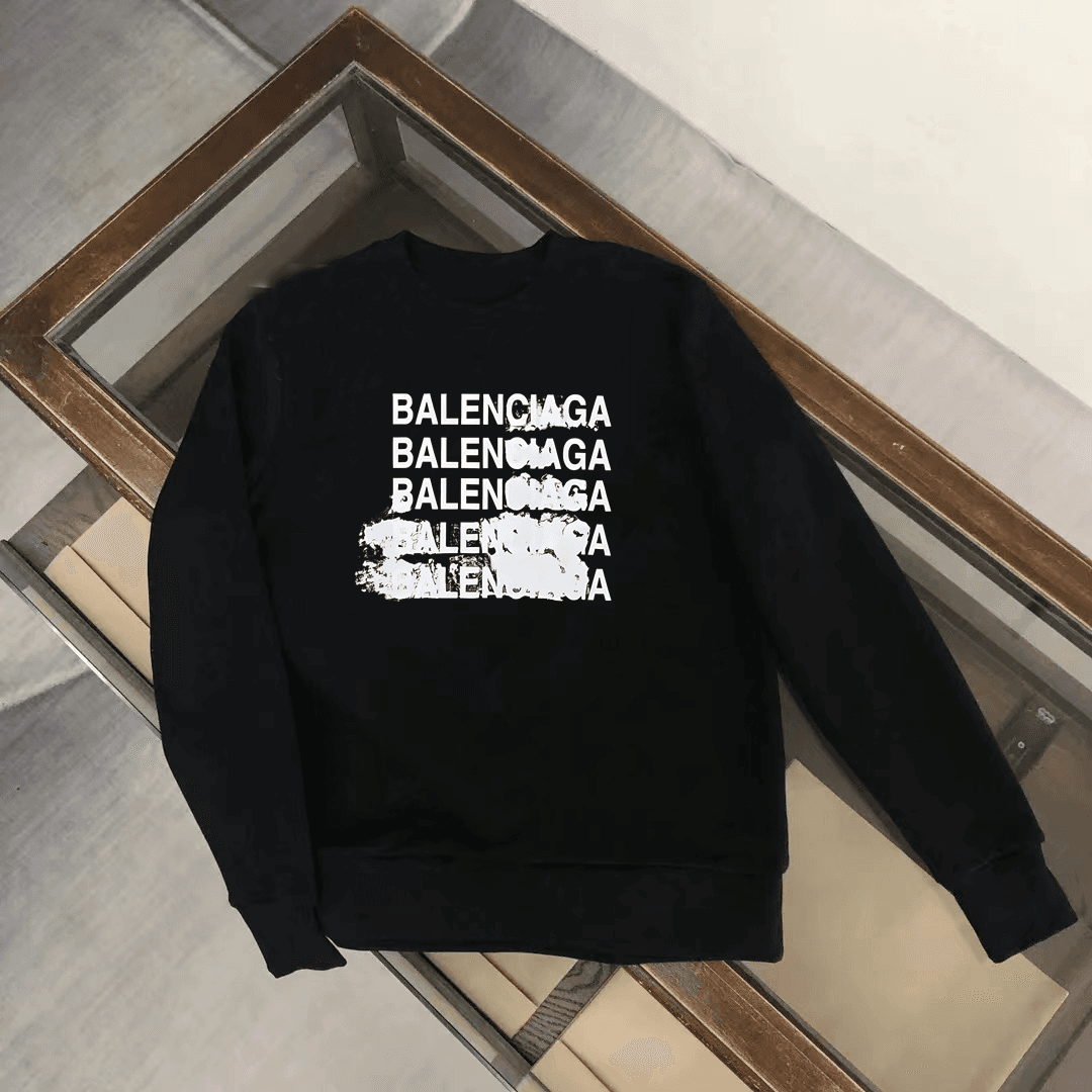 Sweat-shirt en coton doux et moelleux à col rond pour une tenue décontractée