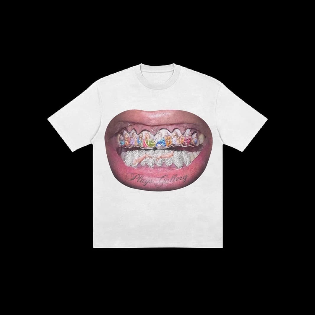 European And American Loose Hip Hop Trendy Brand Creative Printing Retro Couple T Shirt Cross Border Men And Women Same Style Top Short Sleeve