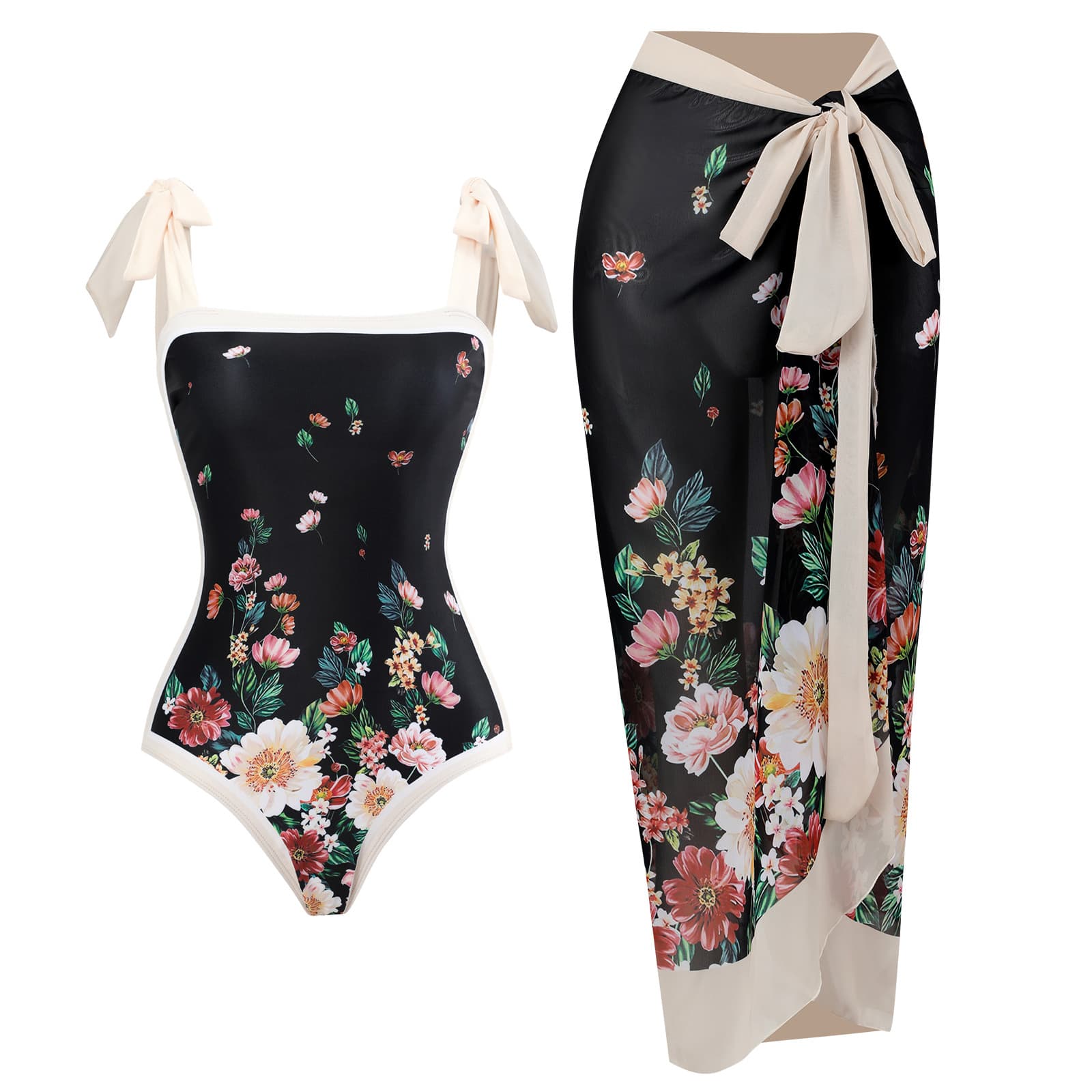 Women's Clothing Swimsuit Conservative One Piece Sexy Swimsuit Female Chiffon Skirt Swimsuit Suit