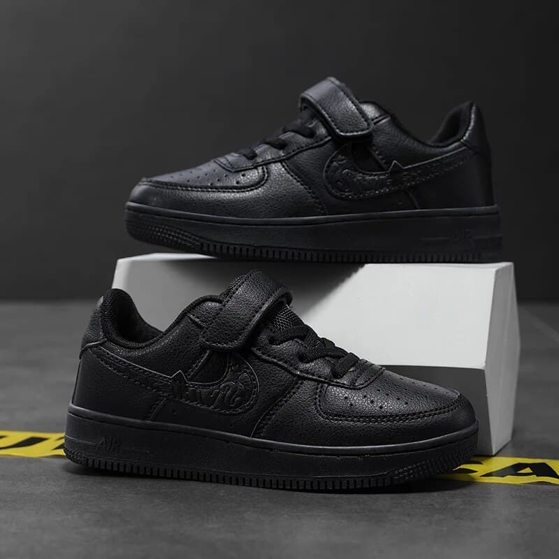 Nouvelles chaussures de skateboard Velcro pour enfants, baskets portables antidérapantes, chaussures décontractées d'extérieur