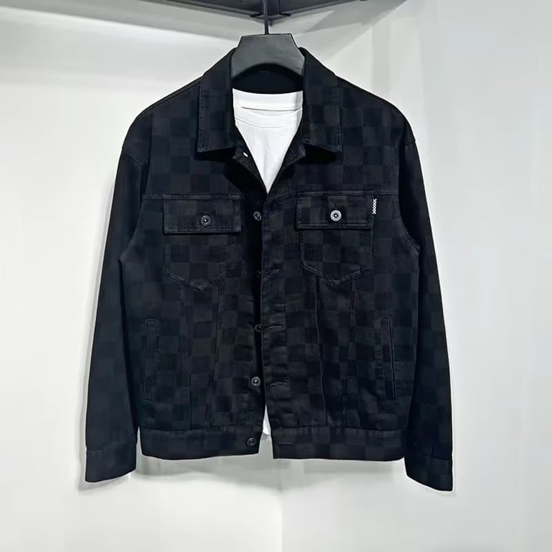 Denim Jacket Men's Spring And Autumn 2025 New Loose Large Size Men's Fashion Casual Autumn Coat