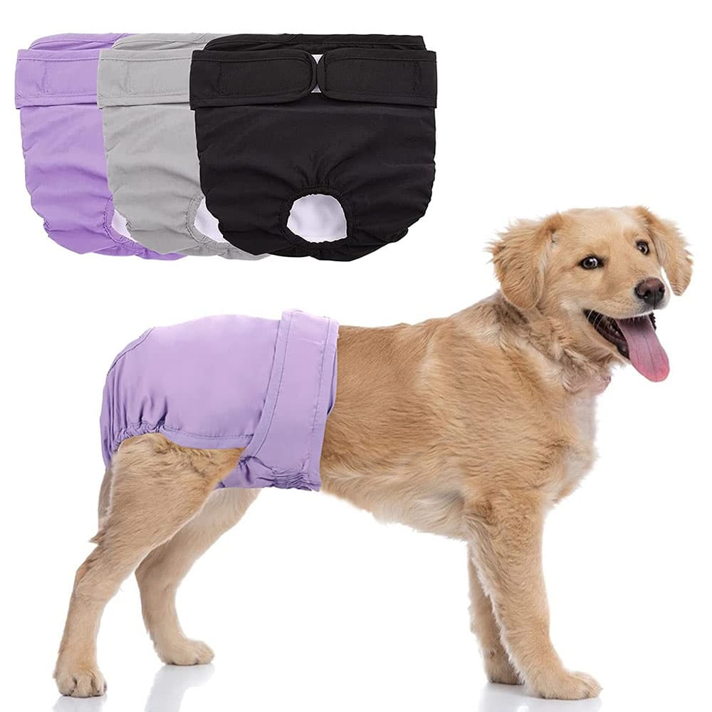 Diaper Shorts Lge Dog, Female Sanity Physiological Underwe, Adjustable Reusable Underpants For Small Dogs,