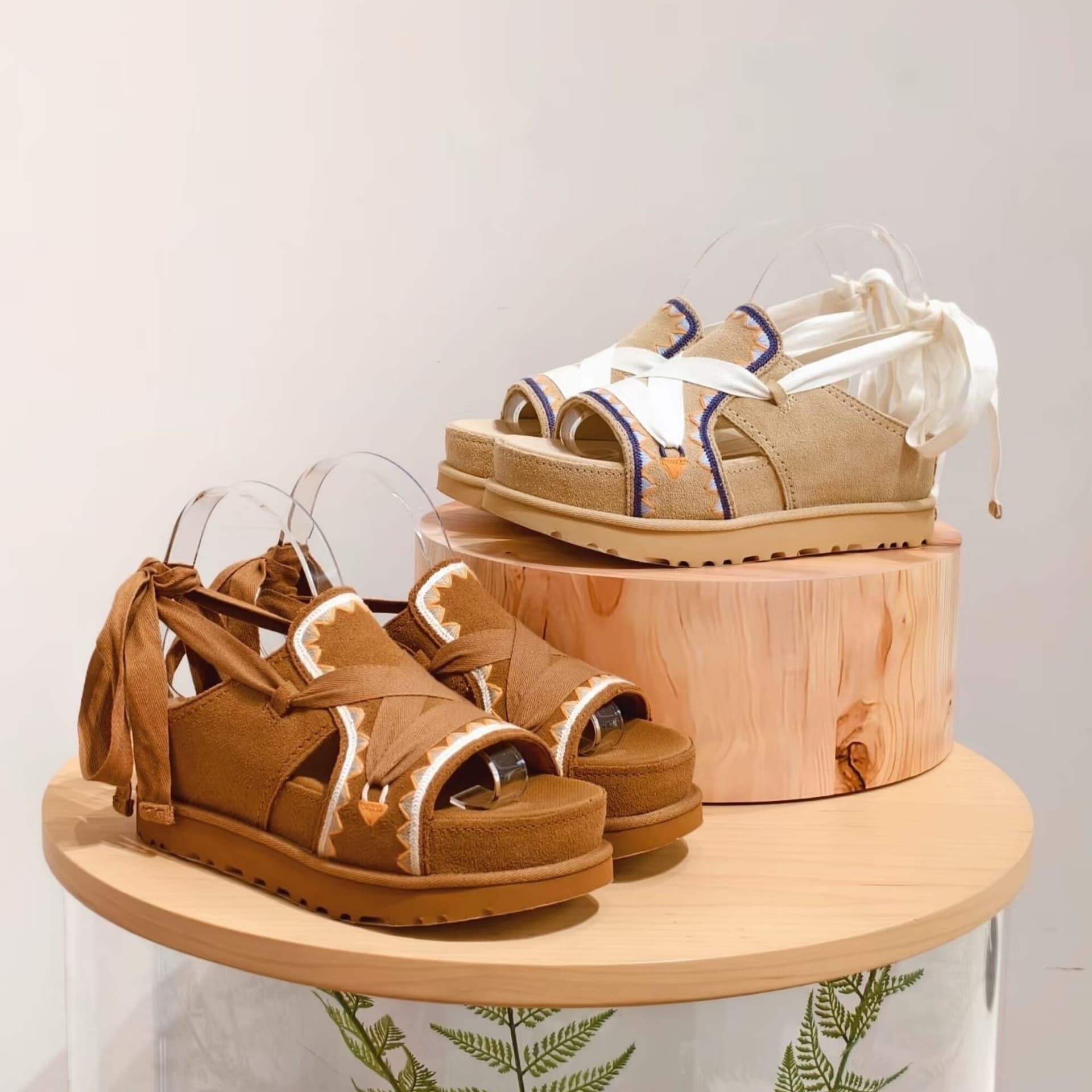 Summer Celebrity Style Bohemian Sandals For Women Cross Strap Retro Embroidery Casual Platform Slippers