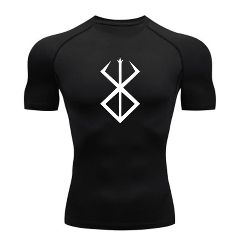 Man's Clothing Sports Tight Quick Drying Fitness Wear Short Sleeve Running High Elastic Moisture Absorption Compression T-shirt For Men