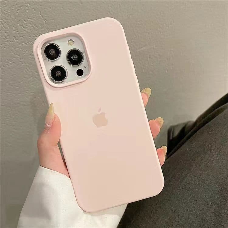 Coque de téléphone en silicone de haute qualité pour iPhone 15/14/12/11/13, coque anti-chute minimaliste tout compris