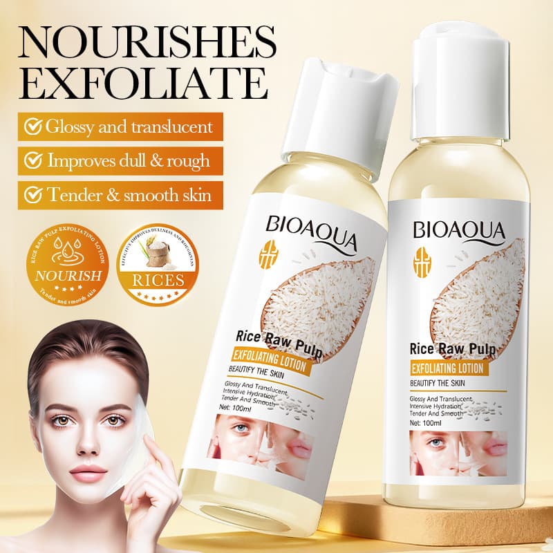 BIOAOUA Rice Exfoliating Lotion Foreign Language Version 100ml