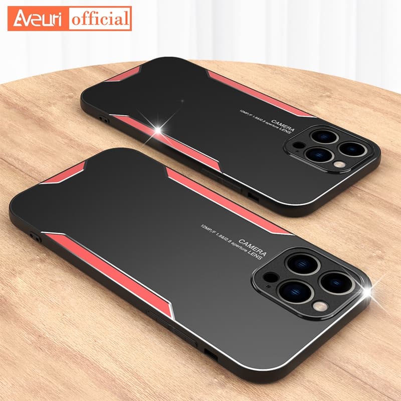 Aluminum Metal Case For iPhone 14 Pro Max 14 Plus Silicone Matte Back Cover Phone Case For iPhone 11 12 13 Pro Max 12 Mi