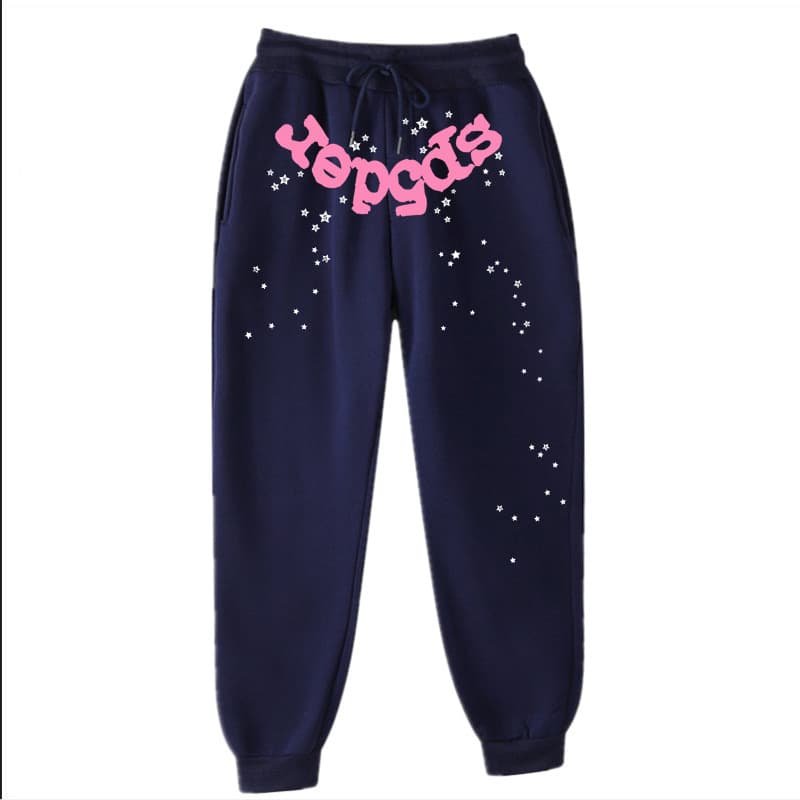 Sweat à capuche et pantalon de survêtement imprimé automne/hiver de la série Spider 555