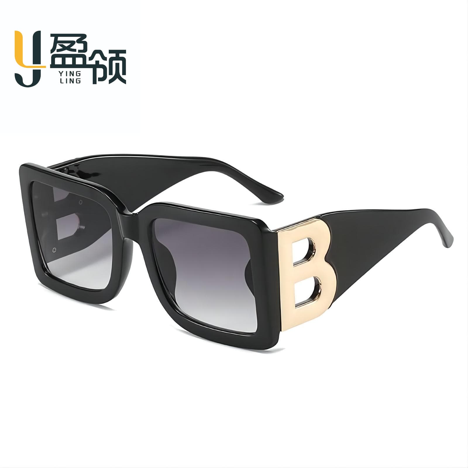 New Yingling Fashion B-leg Personalized Glasses Street Shoot Women's Concave Net Red Wind Sunshade Sunglasses