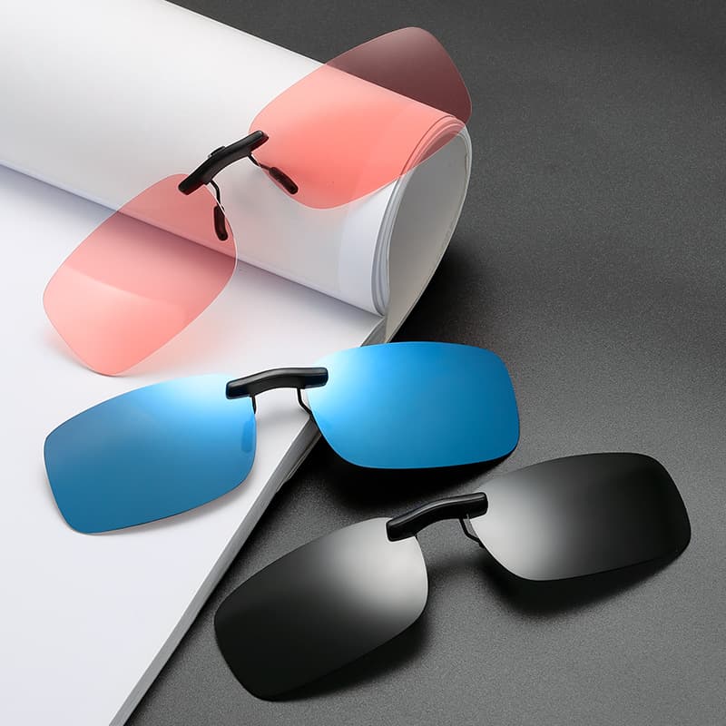 New clip polarized sunglasses light hanging glasses driver sunglasses night vision glasses driving fishing myopia clip