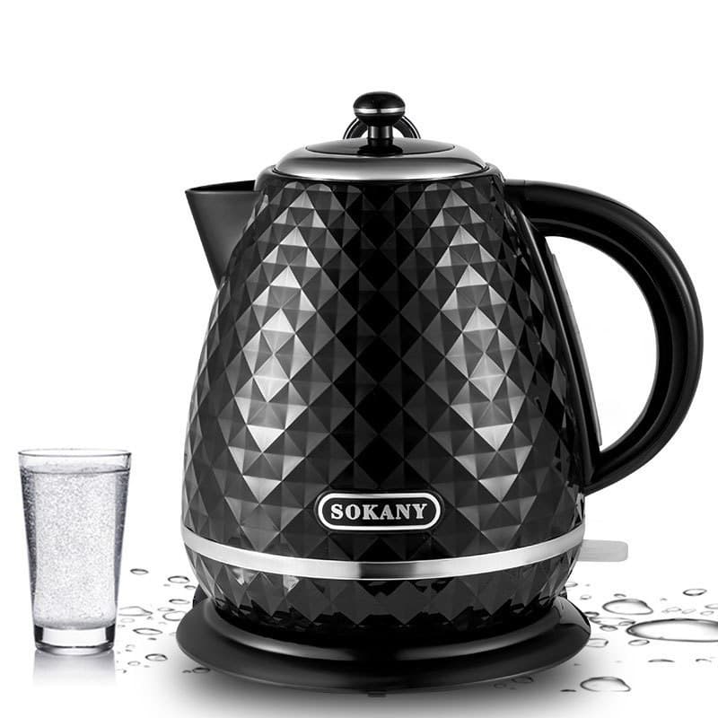 2000W Fast Boiling Electric Kettle – 1.7L EU Plug BPA-Free, 360° Base (CE Certified, Ideal For Home & Office)​