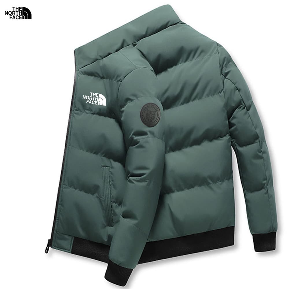 Veste à col montant pour homme, veste chaude en coton épais pour l'automne et l'hiver, doudoune en coton