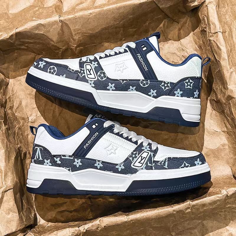Designer plat Sneaker formateur chaussures décontractées Denim toile cuir blanc vert rouge bleu lettre plate-forme de mode hommes femmes baskets ba
