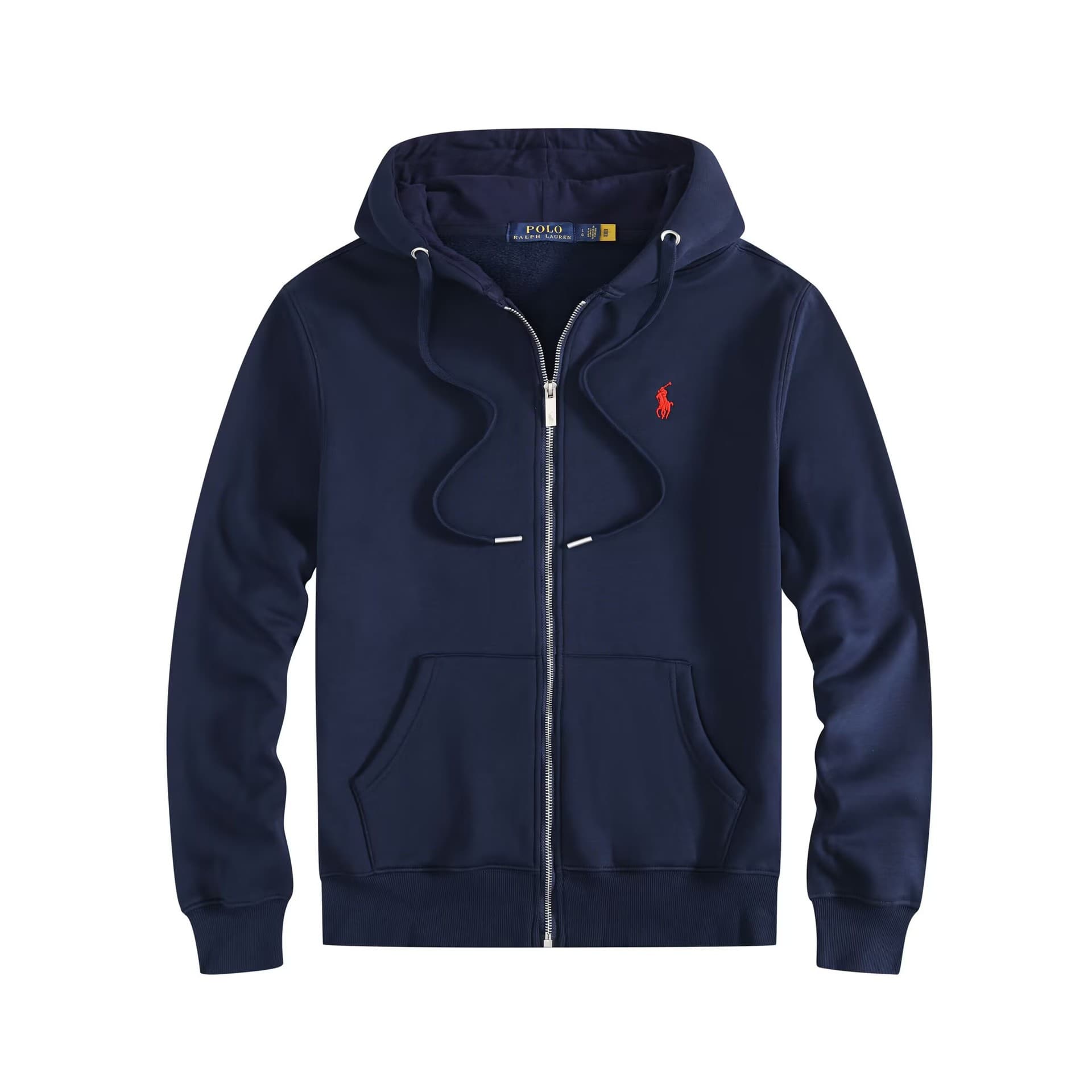 Veste polaire Paul POLO ample brodée avec poney, à capuche, cardigan RL, pull uni, broderie Paul POLO 04