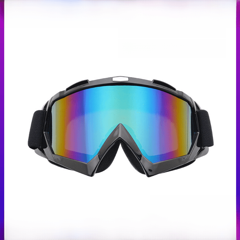 Cycling Eyewear Motorcycle Goggles Outdoor Motorcycle Goggles Cross-country Goggles Helmet Glasses Single-layer Ski Goggles Riding Glasses