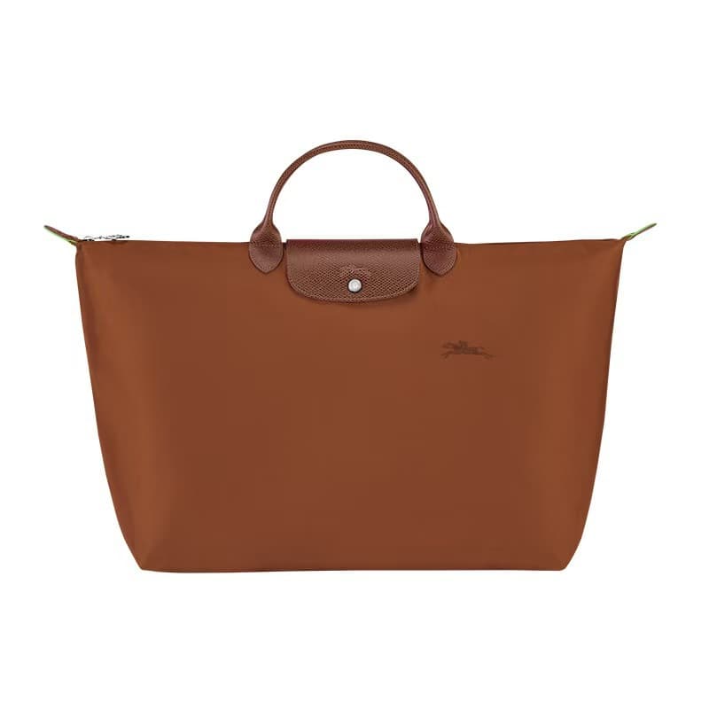 Sac cabas Long Champ français 70e anniversaire, modèle 2026, en nylon brodé, grand format, idéal pour les voyages.