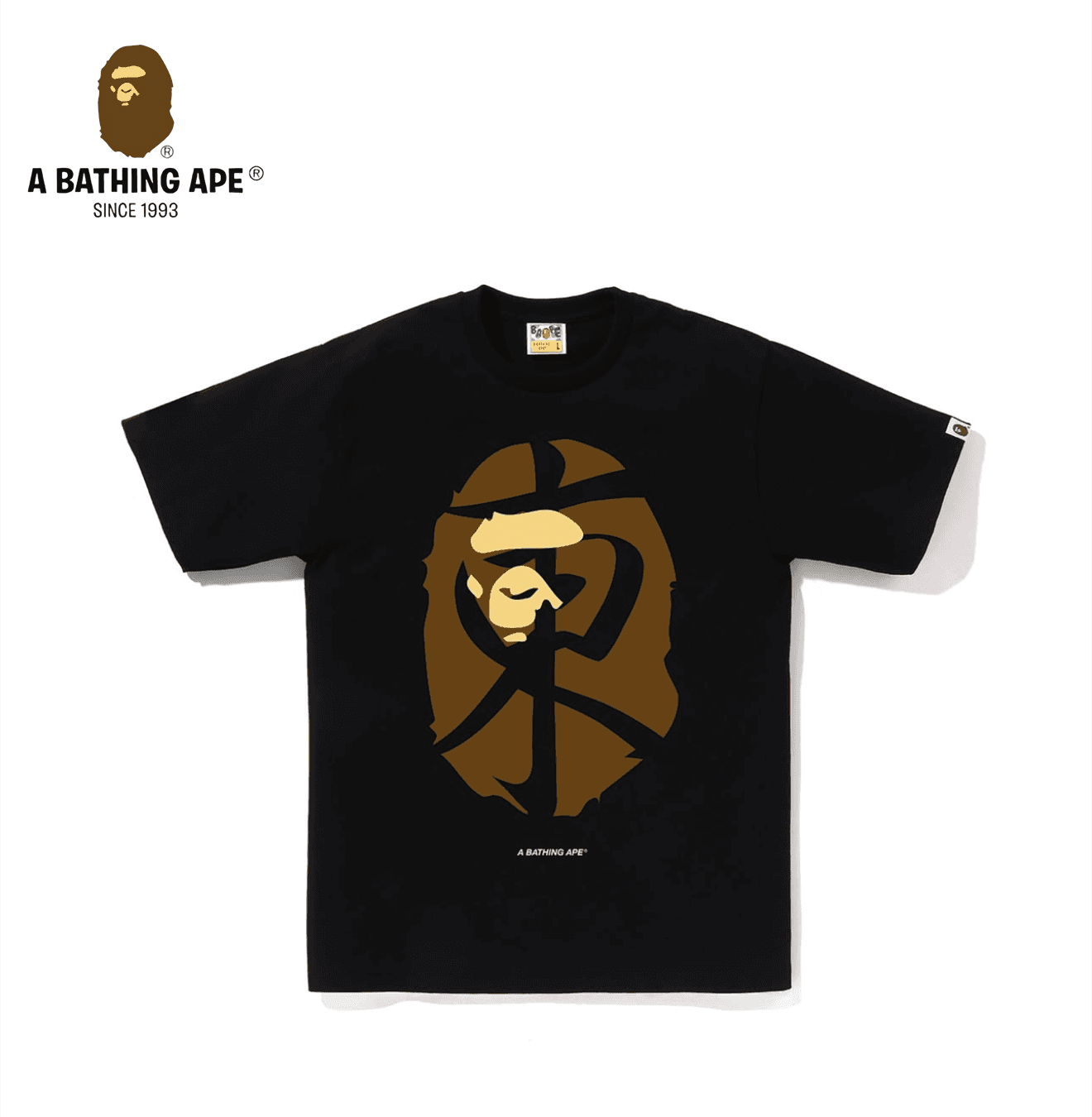 A Bathing APE TOKYO APE HEAD TEE TOKYO APE HEAD TEE 1ST CAMO TOKYO APE HEAD TEE KATAKANA APE HEAD TEE High-Quality Pure Cotton Short Sleeved Unisex