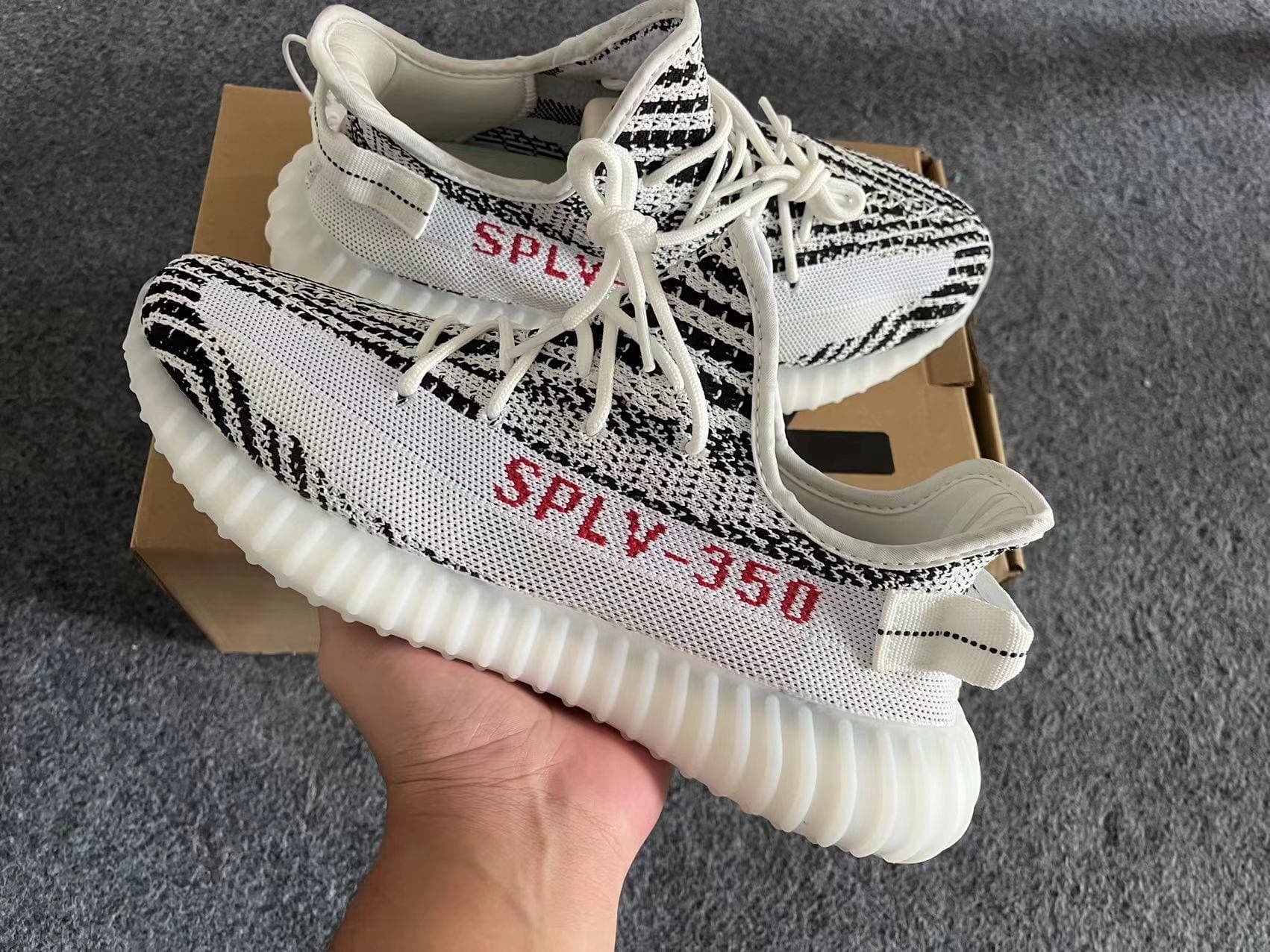 Yeez Y 350 Foam Runners de haute qualité, baskets décontractées unisexes, chaussures de sport, zèbre réfléchissant