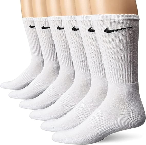 Chaussettes Nik E Performance Cushion Crew avec bande (6 paires)