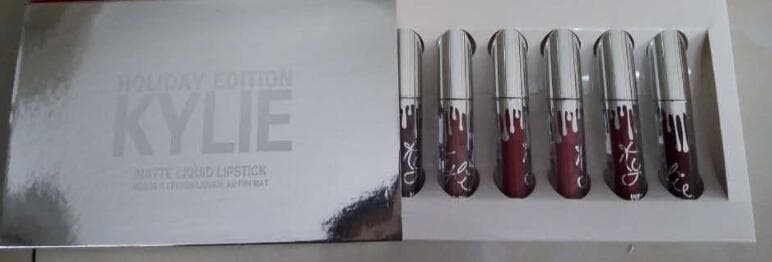 K 6 Lip Gloss set Kelly 6 Lip Gloss Non-stick cup set Gold Non-fading Moisturizing matte