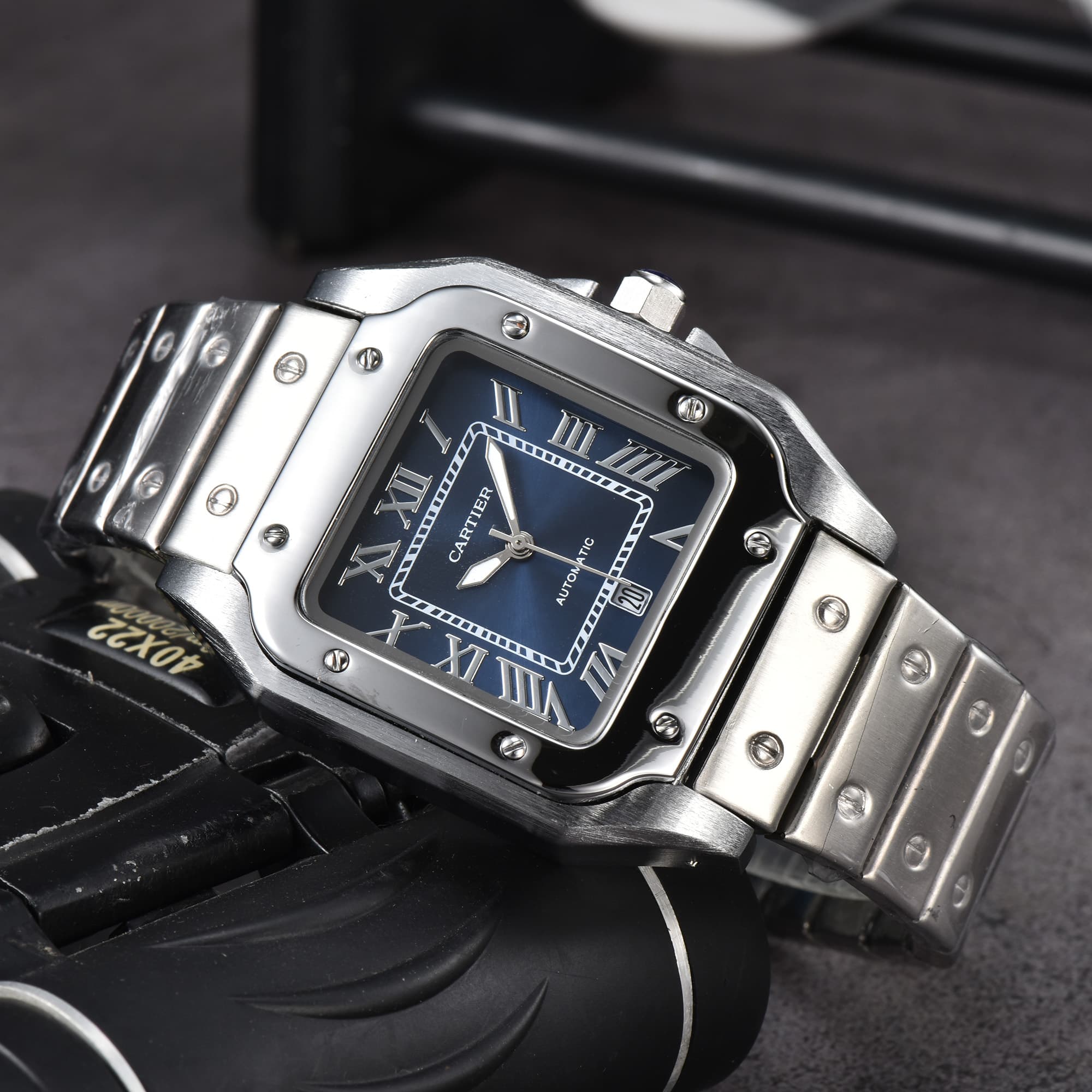 Montres pour hommes de luxe style temps sport automatique date montre-bracelet affaires chronographe Sandoz Quartz AAA horloges masculines