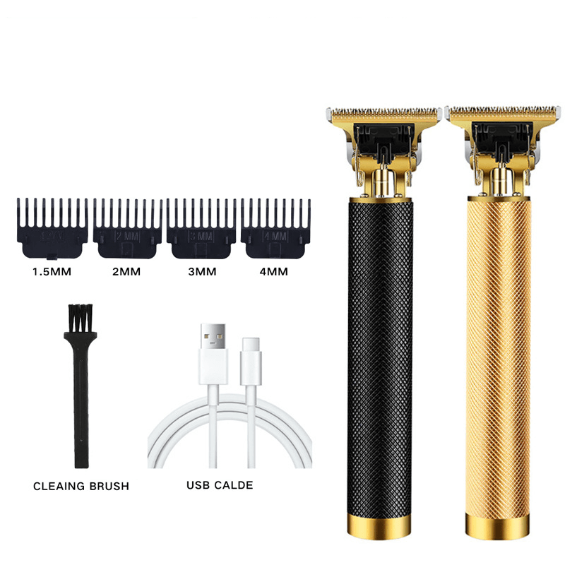 Engraving Oil Head Hair Clipper Electric Clipper Electric Clipper Razor Knife Bald Artifact Hair Clipper Usb Rechargeable