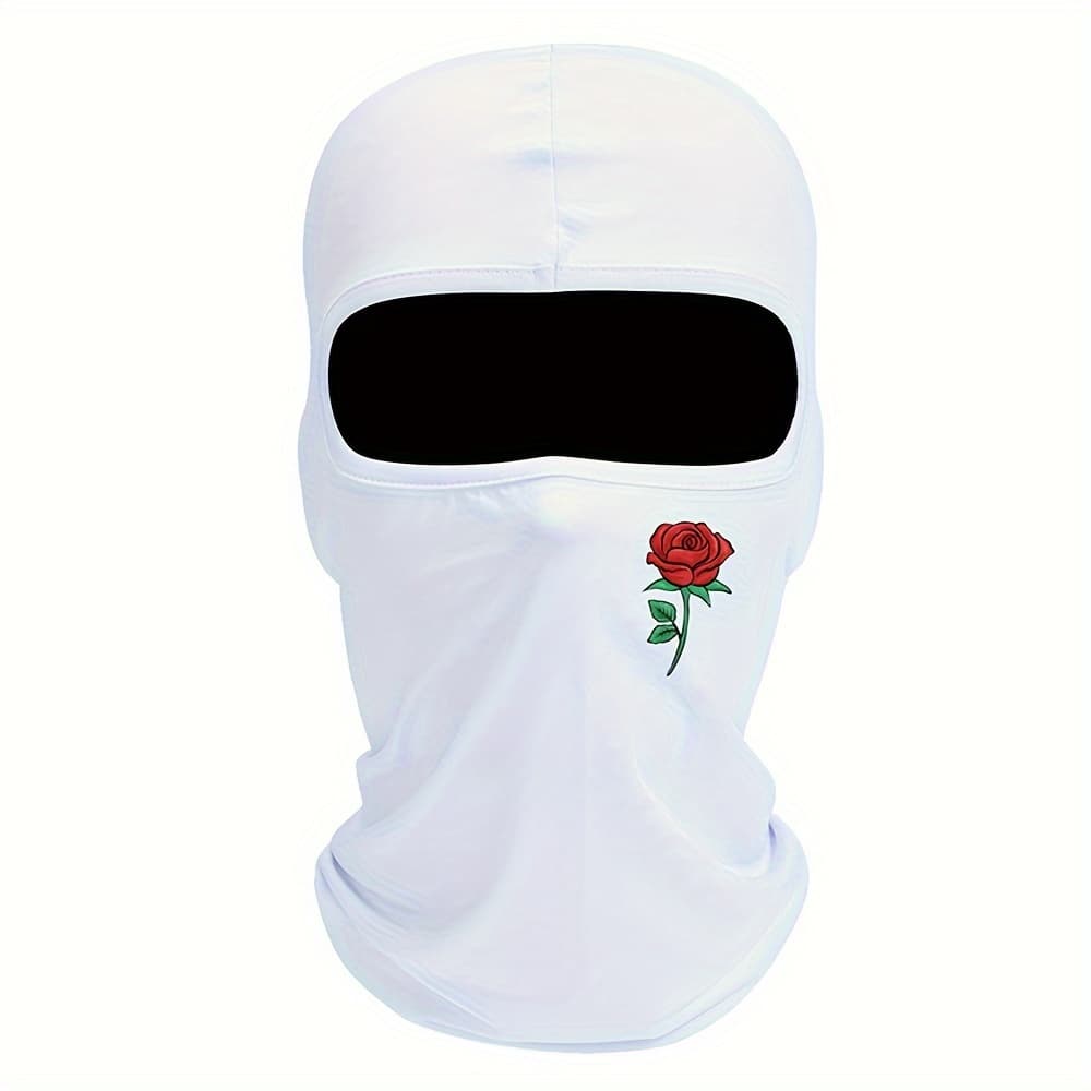 Cagoule à imprimé rose, coupe-vent et résistante au soleil, idéale pour le cyclisme en plein air et les voyages