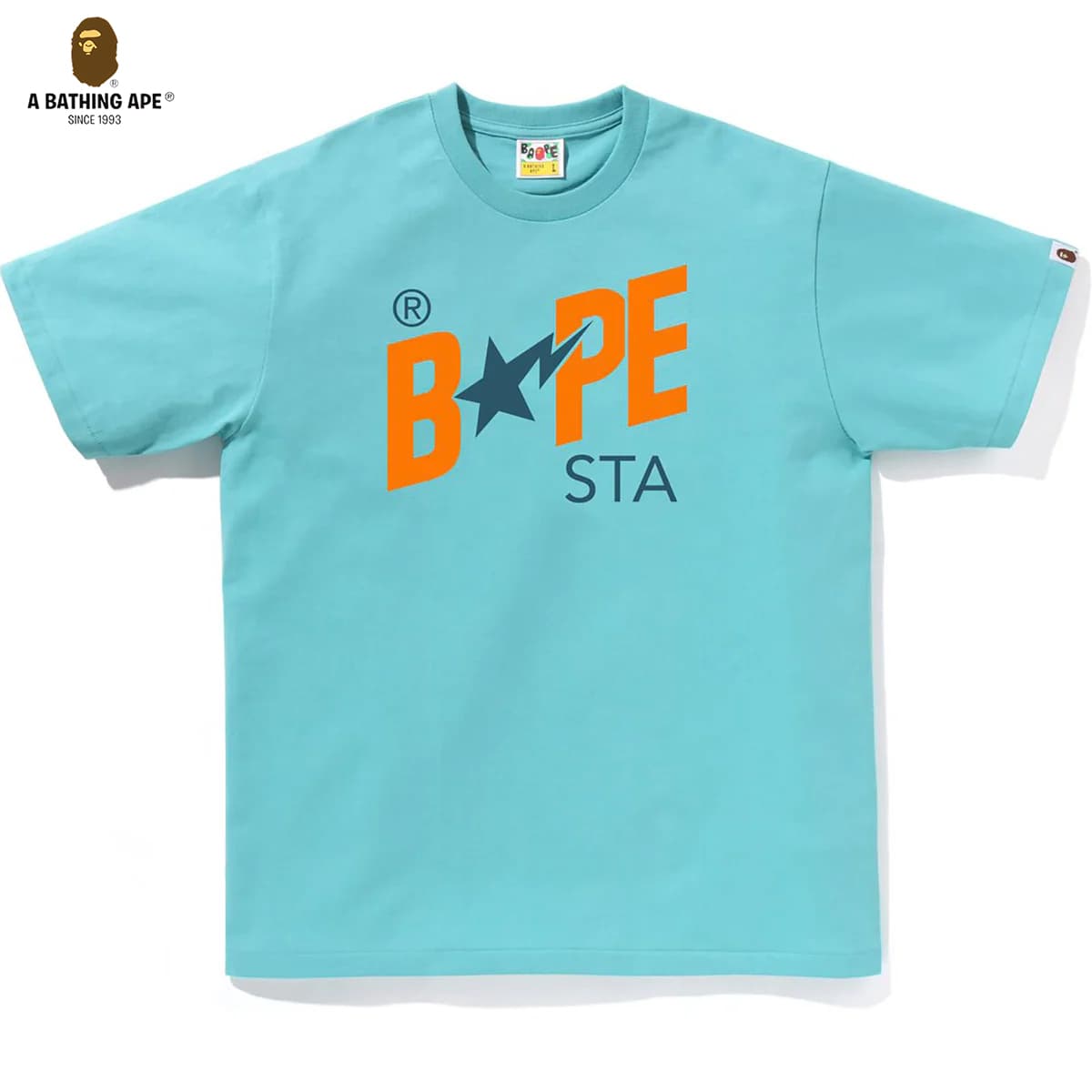 A BATHING APE 2026 New BAPE STA Pure Cotton Short Sleeved T-shirt Top