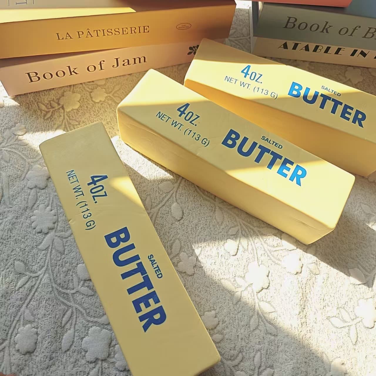 Giant Butter Stick/bar Soft Slow Rebound Toy For Stress Relief Squeezing Fun Novelty Toy For Teenagers