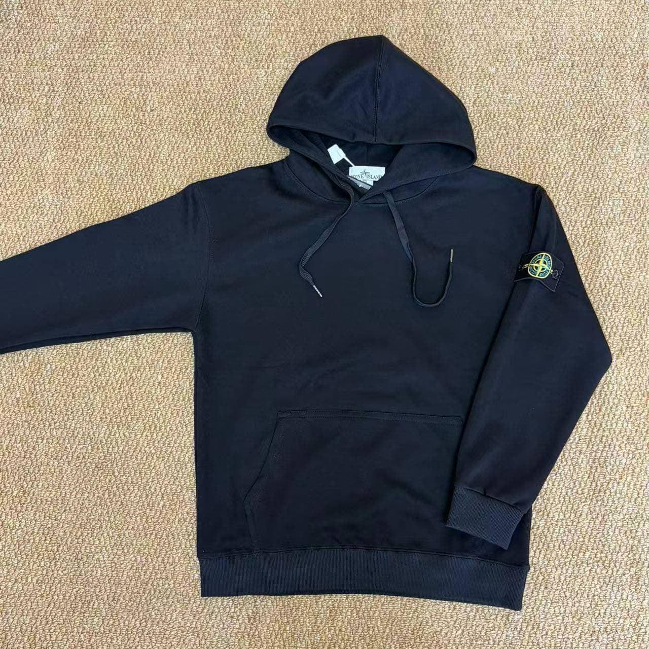 Ensemble de survêtement décontracté à capuche pour homme Stone Island, 2 pièces, sweat-shirt à capuche et pantalon de jogging, en maille douce,
