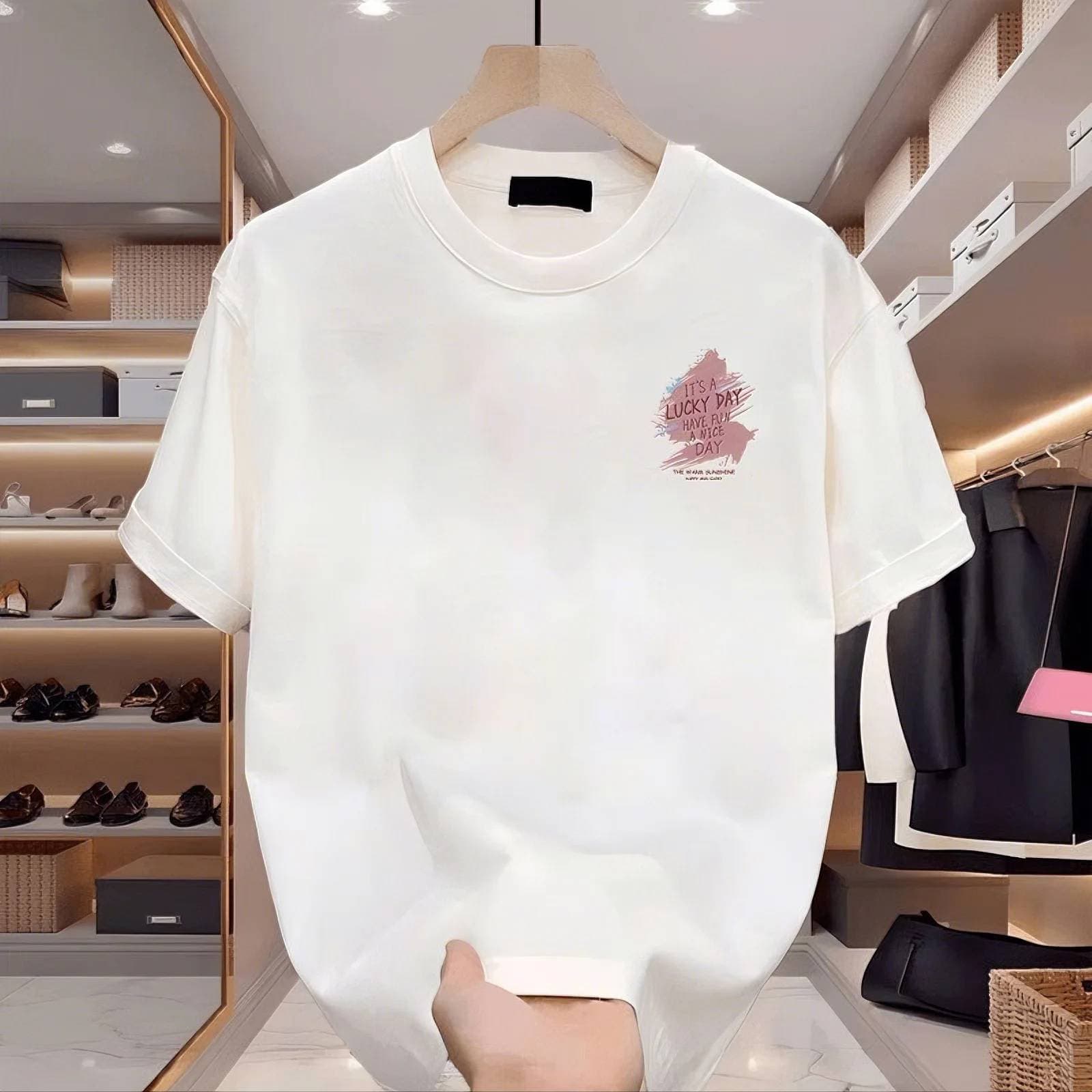 T-shirt ample à manches courtes pour hommes et femmes, pull d'été 2025, 100 % coton