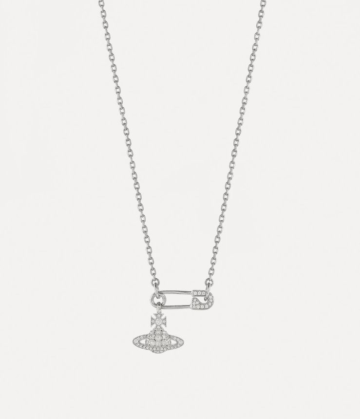 Vivienne Westwood Necklace Saturn Pin Collarbone Chain XTH003