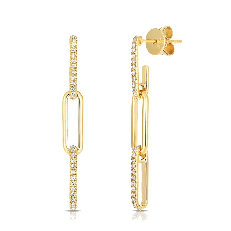 Women's Jewelry S925 Silver Needle Long Micro Paved Zircon Tassel Earrings Fashion Retro Earrings