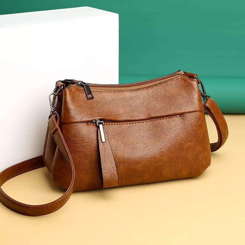 Middle-aged Women's Bag Fashion Single Shoulder Crossbody Bag Simple Trend Mother Bag Atmosphere Bag